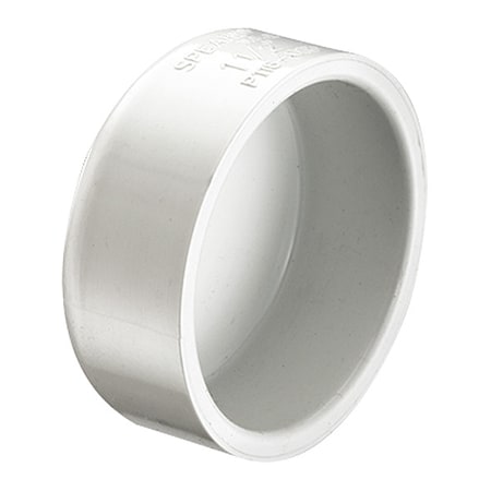 P116-060 - PVC Cap, Socket, 6 in Pipe Size