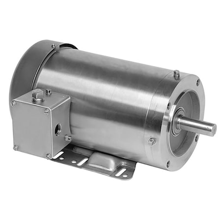 U.S. Motors WDS12S1AHC - Washdown Motor,1/2hp,208-230/460 VAC