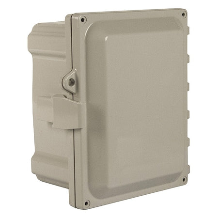 Wiegmann HW-P100806CHQR - Quick Release Padlock Latch Electrical Enclosures, 10 in H, 6 in D, 8 in W, 1, 12, 3 R, 4, 4 X, 6 P