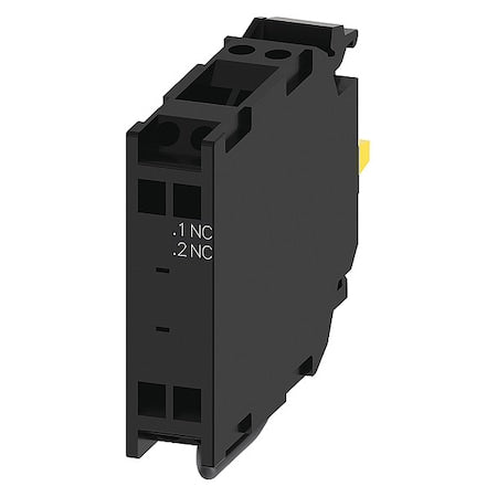 Siemens 3SU14001AA103HA0 - Contact Block, Black, 1 NC, 22 mm, 3 SU1