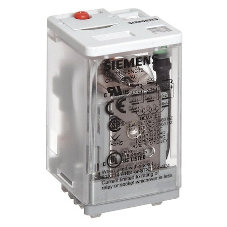 Siemens 3TX71155DF13C - Plug-In, Plug-In Relay, Square, 10 A, 8 Pins, Pin