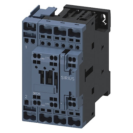 Siemens 3RT25262AP00 - IEC Magnetic Contactor, 1 NC/1 NO, 230 V AC, 4 P, Non-Reversing, Screw