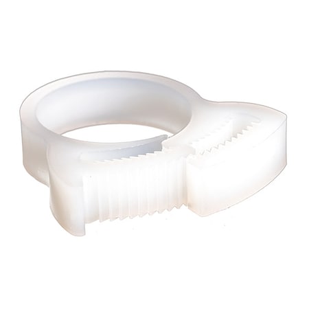 HC-AA-PA66-N - Snap-Hose Clamp,White,0.34"Max ID,PK50