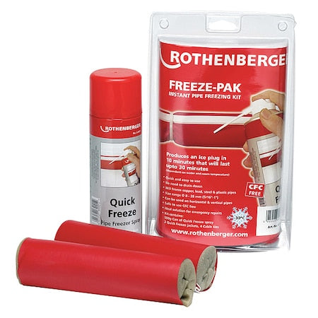 Rothenberger 1500003034 - Pipe Freezing Spray Kit,304m L Capacity
