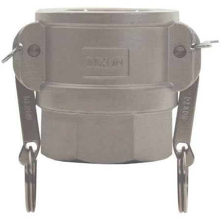 Dixon G125-D-SS - Cam and Groove,SS Coupler x FNPT,1-1/4"