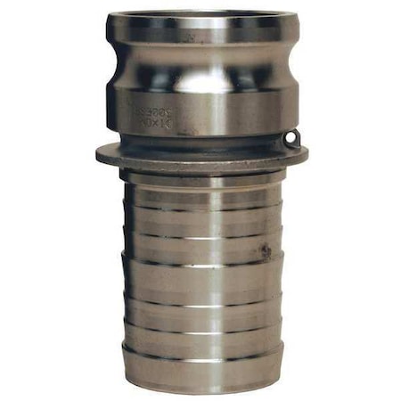 Dixon 200-E-SS - Cam and Groove SS Adapter,Hose,Shank,2"
