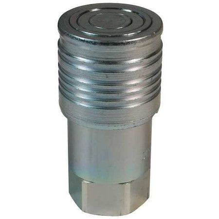 Dixon 4HTF6 - Quick Connect Coupler, HT Series, Straight Through, 1/2 in Body, 3/4 in FNPT