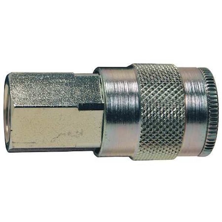 Dixon 4FF3 - Quick Connect Coupler, F-Series, Manual, 3/8 in FNPT, 1/2 in Body, Steel