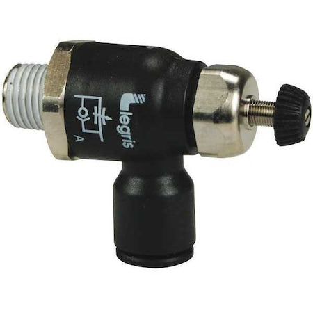 Dixon 70656018 - Legris Flow Control Valve,3/8"NPT,OD 3/8"
