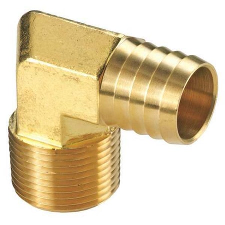 Dixon 1290806C - Male NPT, 3/8"x Hose Barb, 1/2", 90deg., Elbow
