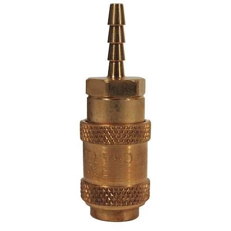 Dixon 1AS1-B - A Series Hose,Barb Coupler Brass,1/8"