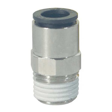 Dixon 31755614 - Brass Legris Nylon/Brass Push-In,1/4",Male 1/4", 1/4" Tube Size