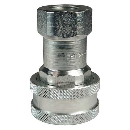 Dixon 1HF1 - Quick Connect Coupler, H Series, Poppet, Female NPT, 1/8 in Body, 1/8 in, Steel