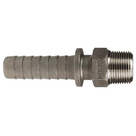 Dixon RMS6 - Bo SS,Male Stem SS,3/4",NPT x 3/4"