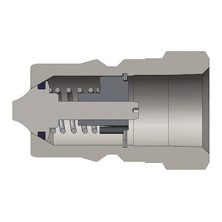 Dixon H2F2-B - H-Series FNPT,1/4 In.,Plug,1/4 In.,BR