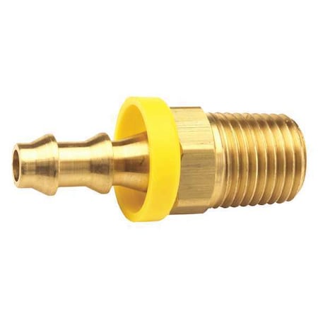Dixon 2720406C - Push on Hose Fitting, 1/4 in x 3/8 in, Barb x NPT