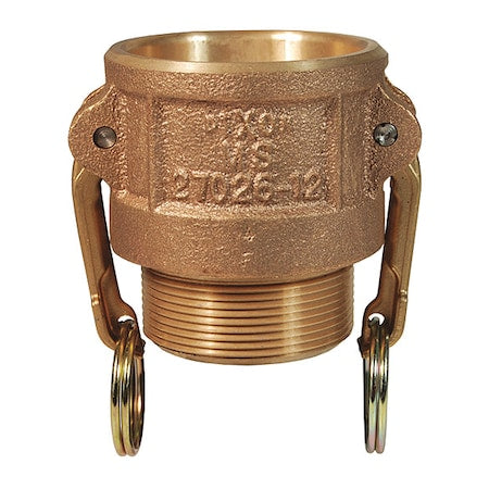 Dixon 100-B-BR - Cam and Groove Coupler x MNPT,1",BR