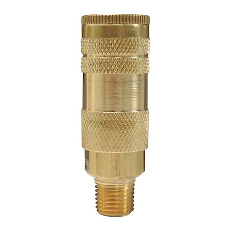Dixon DC27 - Air Chief Lincoln Male Coupler, 1/4 in, Brass