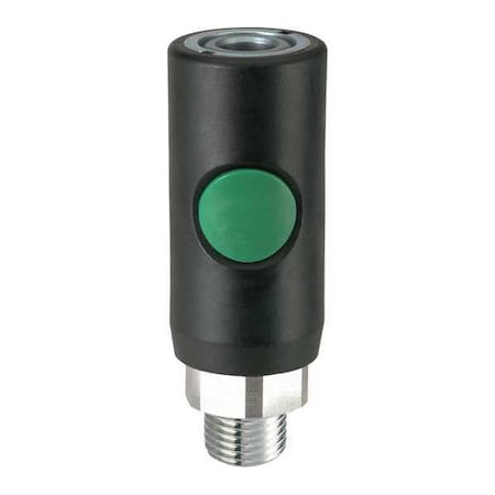 Prevost ESI 071251 - High Flow Safety Coupler, ESI Series, 1/4 in MNPT