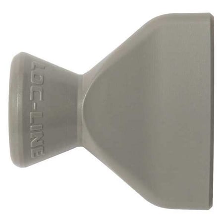 Loc-Line 49456-G - Straight Flow Nozzle,Gray,1",PK20