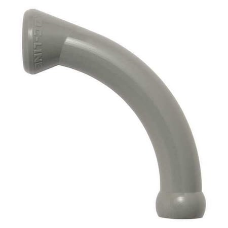 Loc-Line 49457-G - Extended Elbows,Gray,1/4",PK20