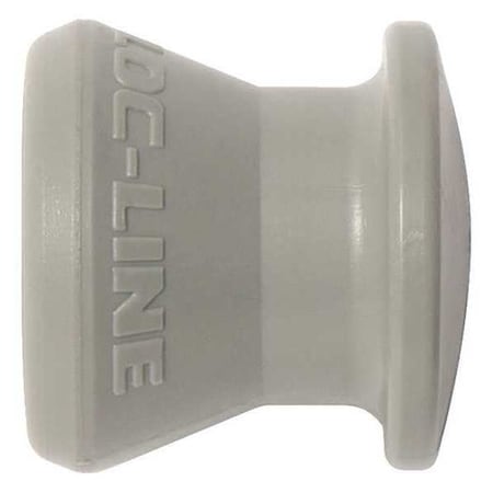 Loc-Line 49447-G - End Cap,Gray,1/4",PK20