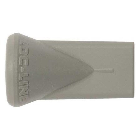 Loc-Line 49451-G - Flat Slot 40 Nozzle,Gray,1/4",PK20
