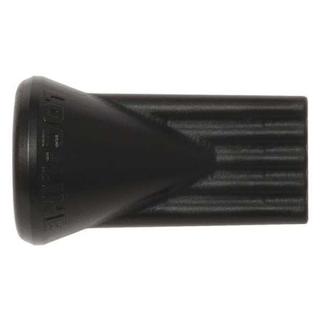 Loc-Line 49453-BLK - Flat 5 Hole Nozzle,Black,1/4",PK20