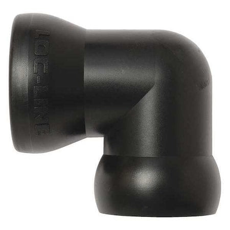 Loc-Line 69555-BLK - Elbow,Black,3/4",PK20