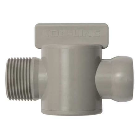 Loc-Line 69556-G - Male NPT Valve,Gray,3/4",PK10