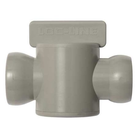 Loc-Line 69558-G - In-Line Valve,Gray,3/4",PK10