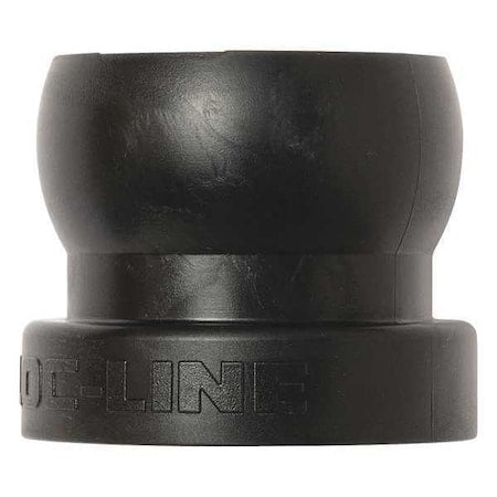 Loc-Line 69563-BLK - Fixed Mount,Black,3/4",PK20