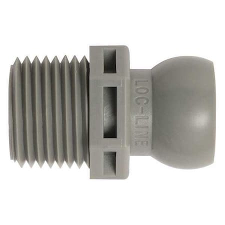 Loc-Line 59865-G - NPT Connector,Gray,1/2",PK50