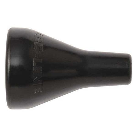 Loc-Line 59866-BLK - Round Nozzle,1/2" System,Black,1/4",PK50
