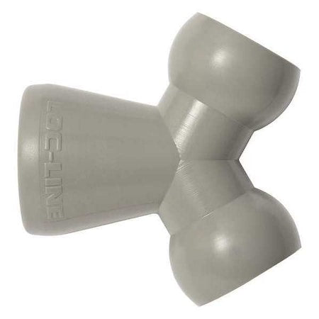 Loc-Line 59868-G - Y Fitting,Gray,1/2",PK20