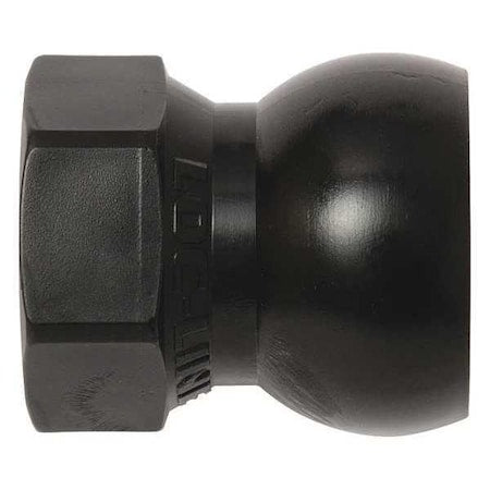 Loc-Line 59873-BLK - SAE Flare Nut Adapter,Black,3/8",PK20