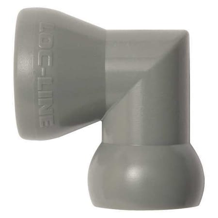 Loc-Line 59874-G - Elbow,Gray,1/2",PK20