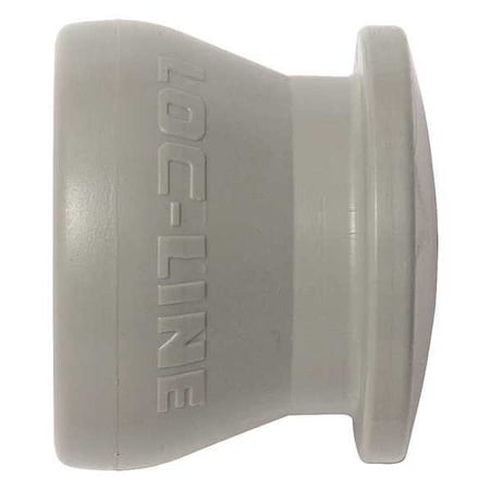 Loc-Line 59885-G - End Cap,Gray,1/2",PK20