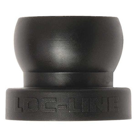 Loc-Line 59896-BLK - Fixed Mount,Black,1/2",PK20