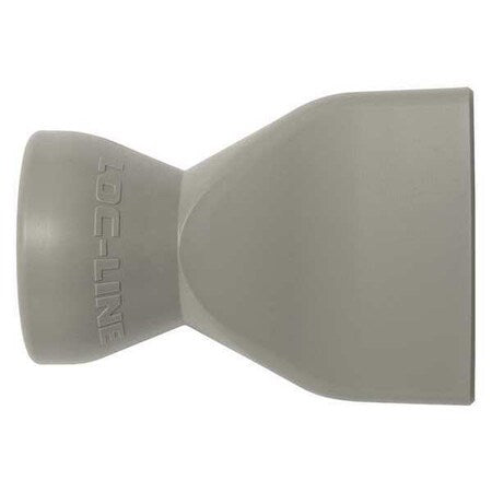 Loc-Line 59897-G - Straight Flow Nozzle,Gray,1-1/4",PK20