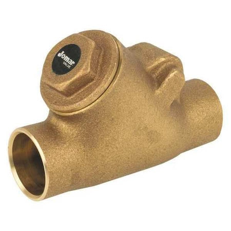Jomar Valve S-511 - Brnze Y-Pattern Check Valve,CXC ,1"