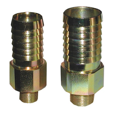 A.R. North America 1.1/4HB STD - Hose Barb,1/2 MNPTx1-1/4 HB