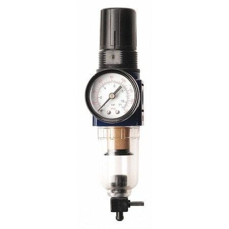 Campbell Hausfeld MP514803AV - Regulator,w/Gauge,1/4" NPT