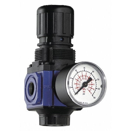 Campbell Hausfeld PA212303AV - Pneumatic Regulator,w/Gauge