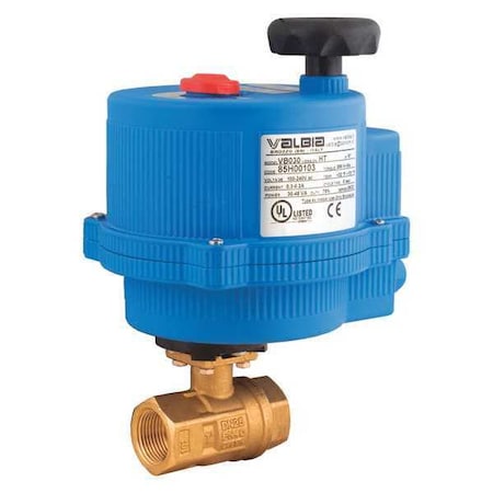 Bonomi 8E064LF-003-2 - 2" Electric Brass Ball Valve 110-240 VAC