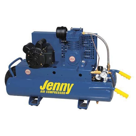 Jenny K2A-8P-115/1-DU - Air Compressor,Wheeled Portable,8.0 cfm