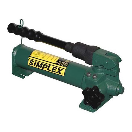 Simplex P22 - P22, Two Speed, Steel Hydraulic Hand Pump, 0.06 in3 Oil Flow per Stroke at 10,000 psi, 17 in3 Oil