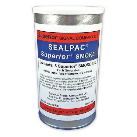 Superior Smoke 3CF - Smoke Candles,PK5