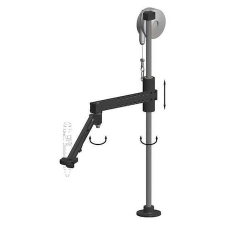 Flexarm AR-40 - Torque Arm,Aluminum/Steel,39" Reach