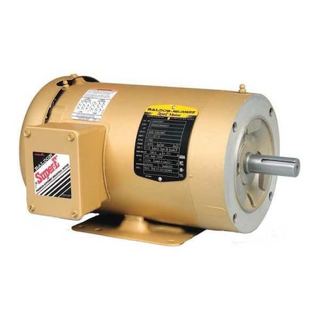 Baldor-Reliance EM3558T-5 - Three-Phase AC Induction Motor, 2 HP, 145 T Frame, 575 V AC Voltage, 1,764 Nameplate RPM